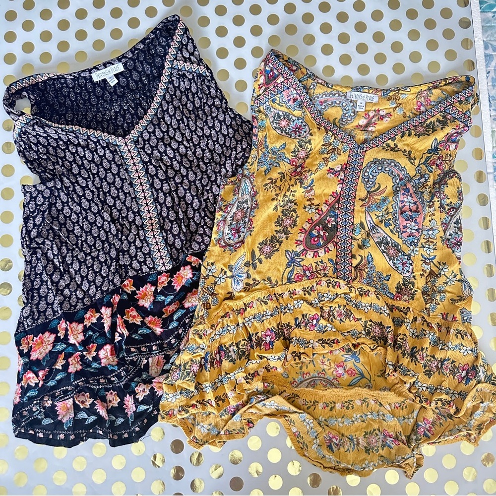 Patrons of Peace Black and White Patterned Top